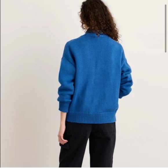 Alex Mill “Emma” Cardigan in Aegean Blue, Size Medium. - Picture 2 of 11
